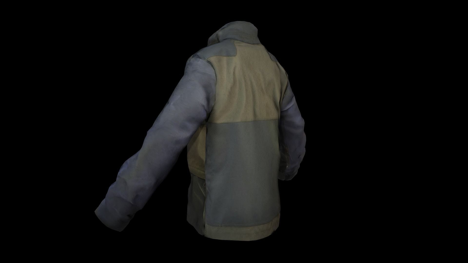 jacket Low-poly 3D model_7