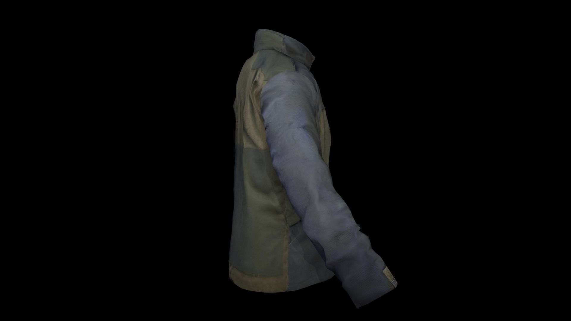 jacket Low-poly 3D model_10