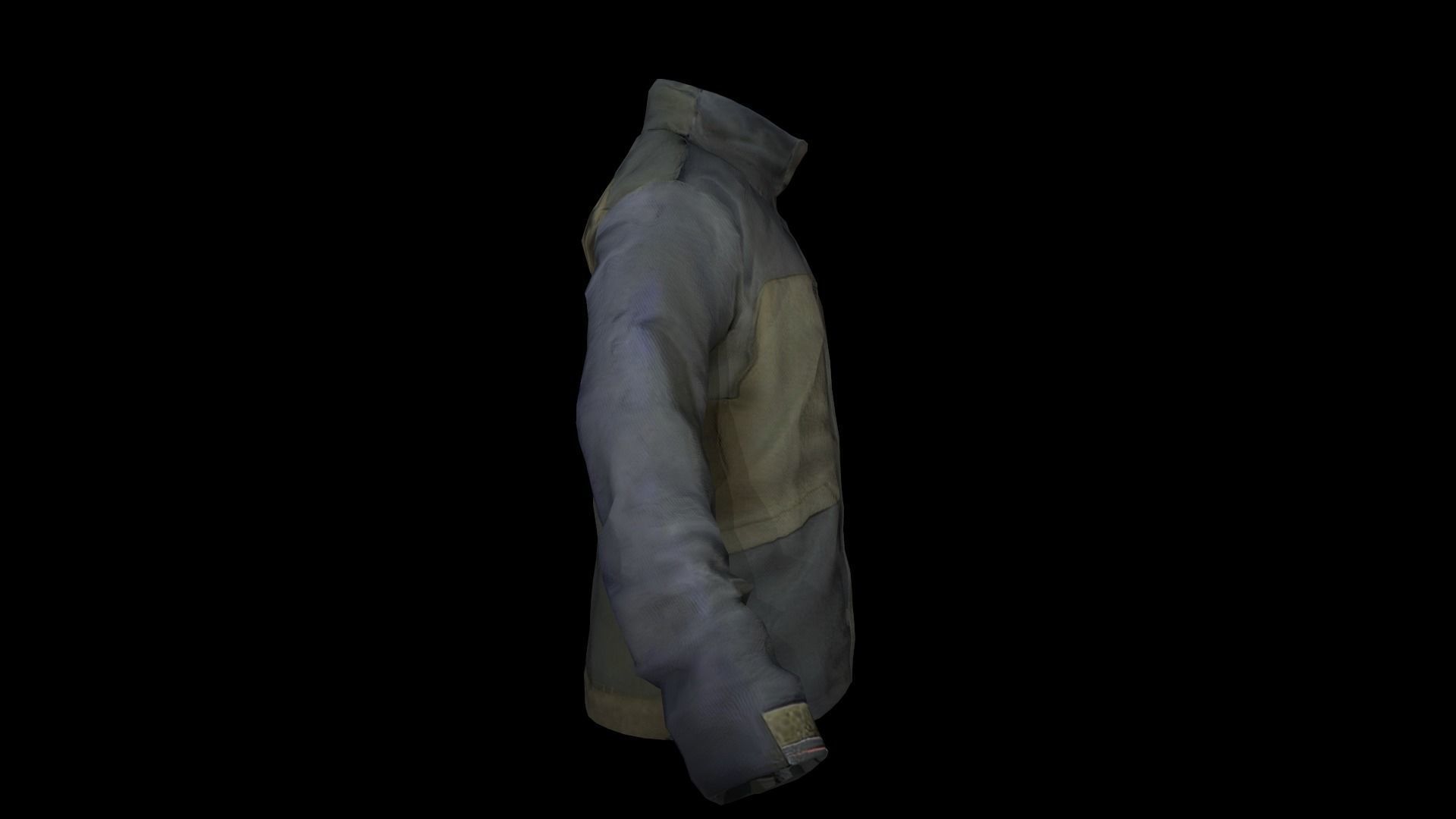 jacket Low-poly 3D model_11