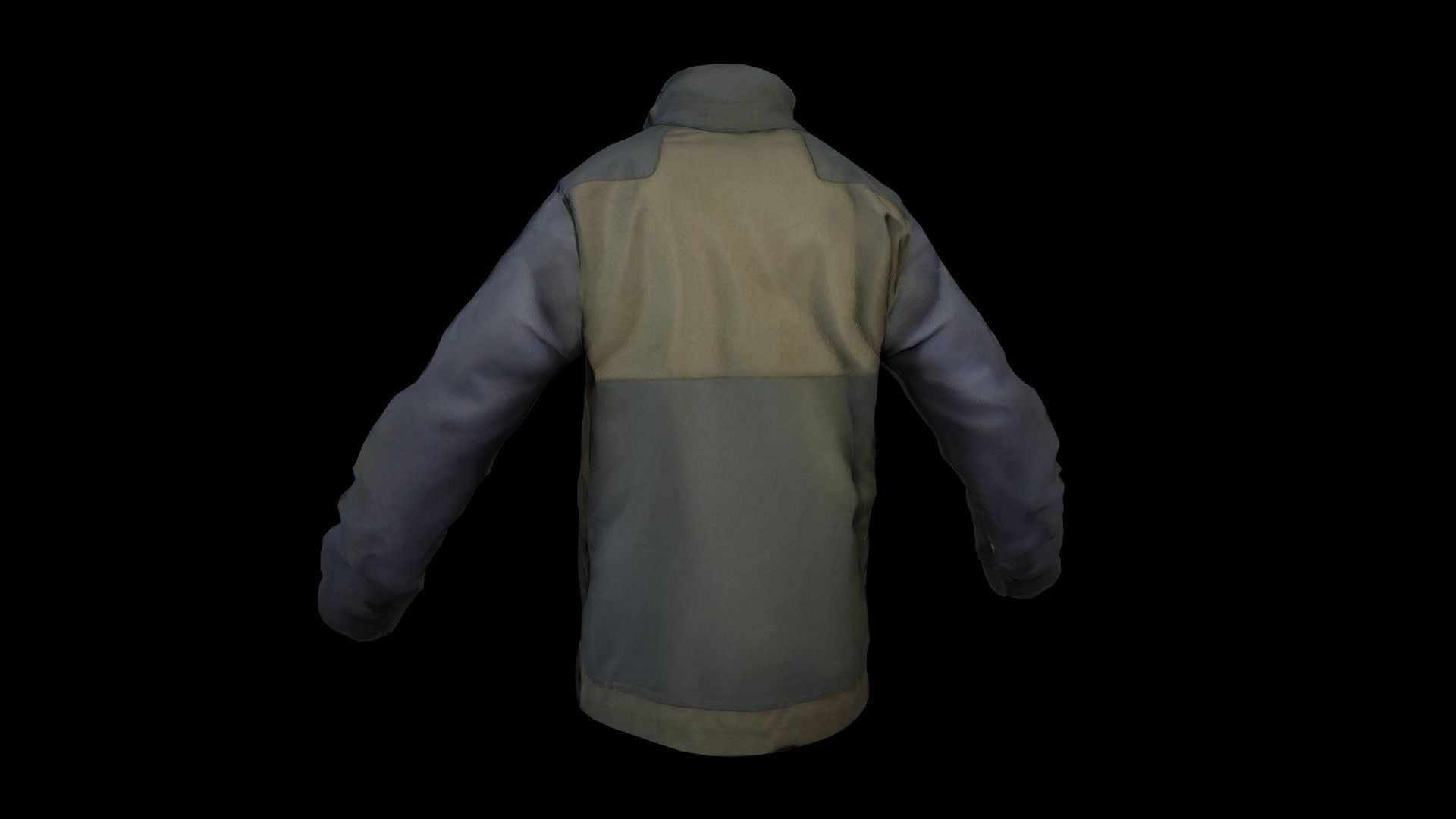 jacket Low-poly 3D model_8