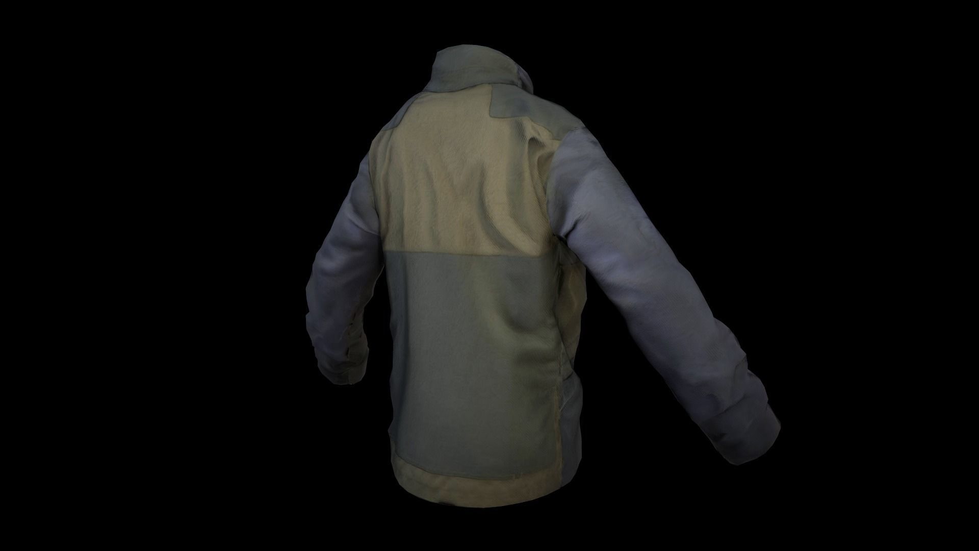 jacket Low-poly 3D model_9