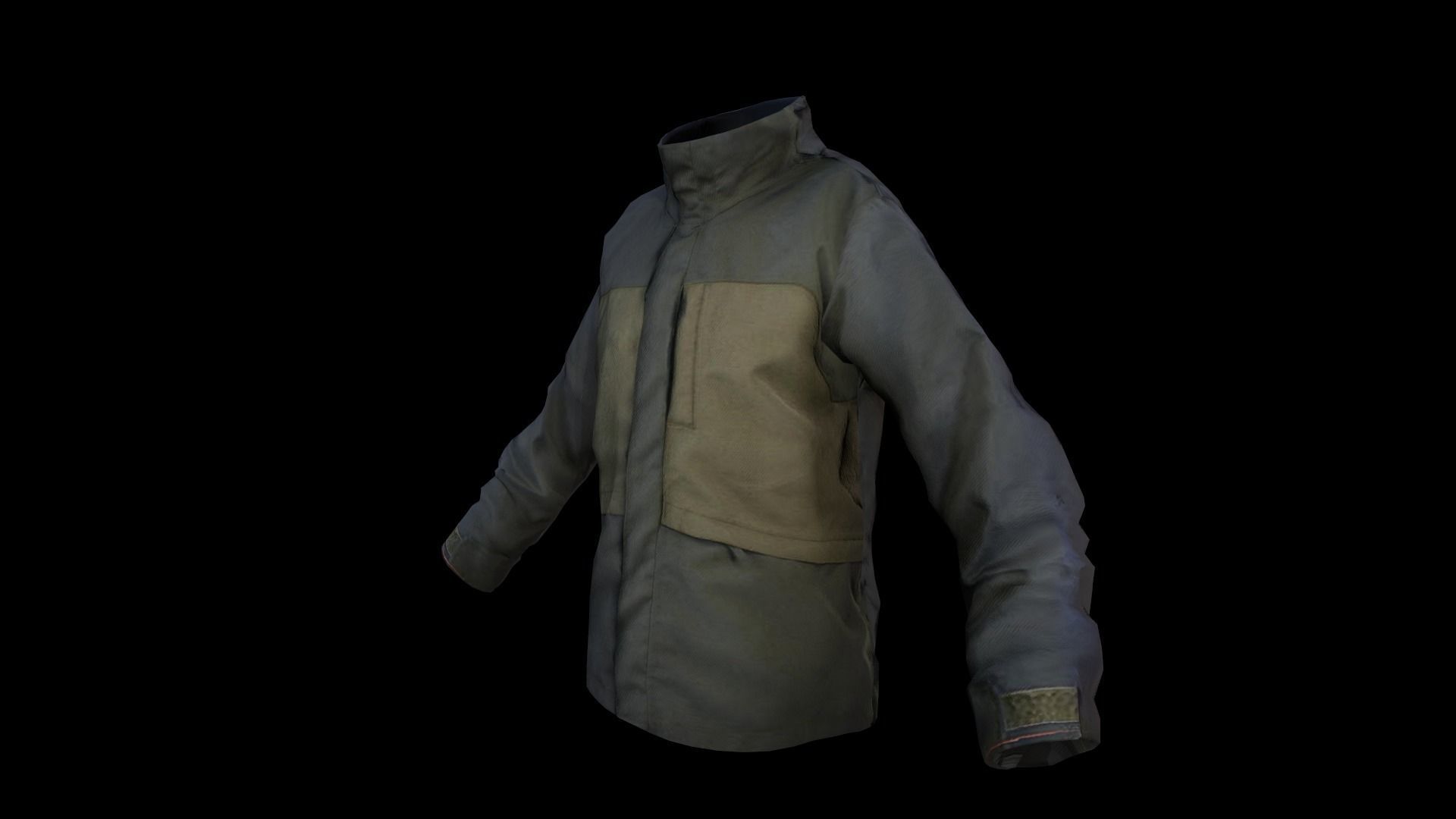 jacket Low-poly 3D model_3