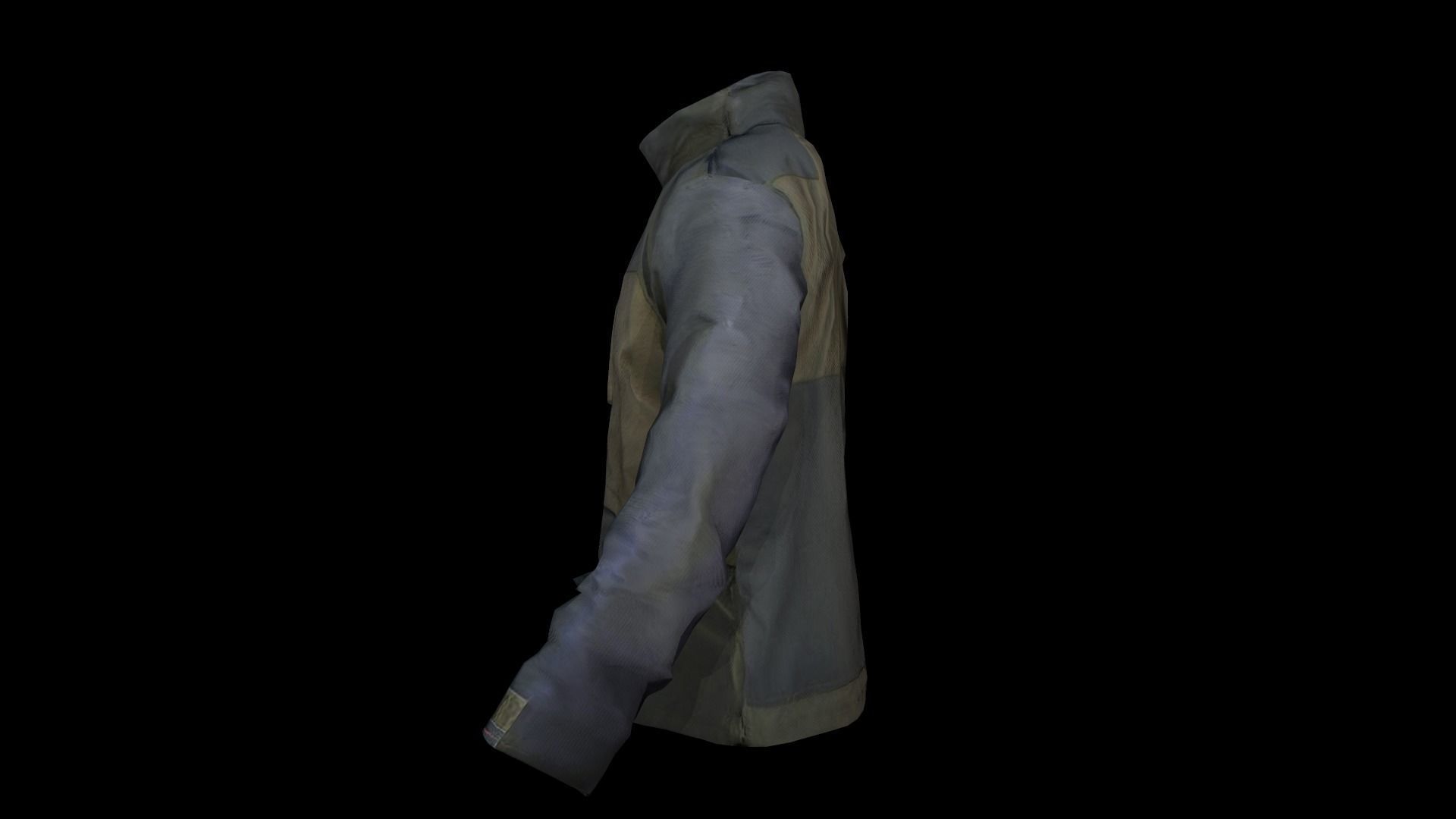 jacket Low-poly 3D model_6