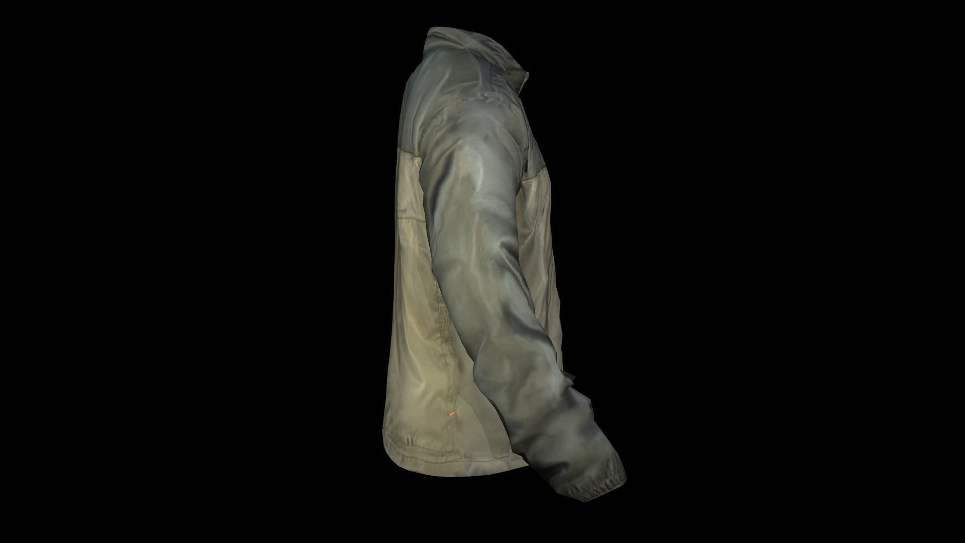 jacket camouflage Low-poly 3D model_8