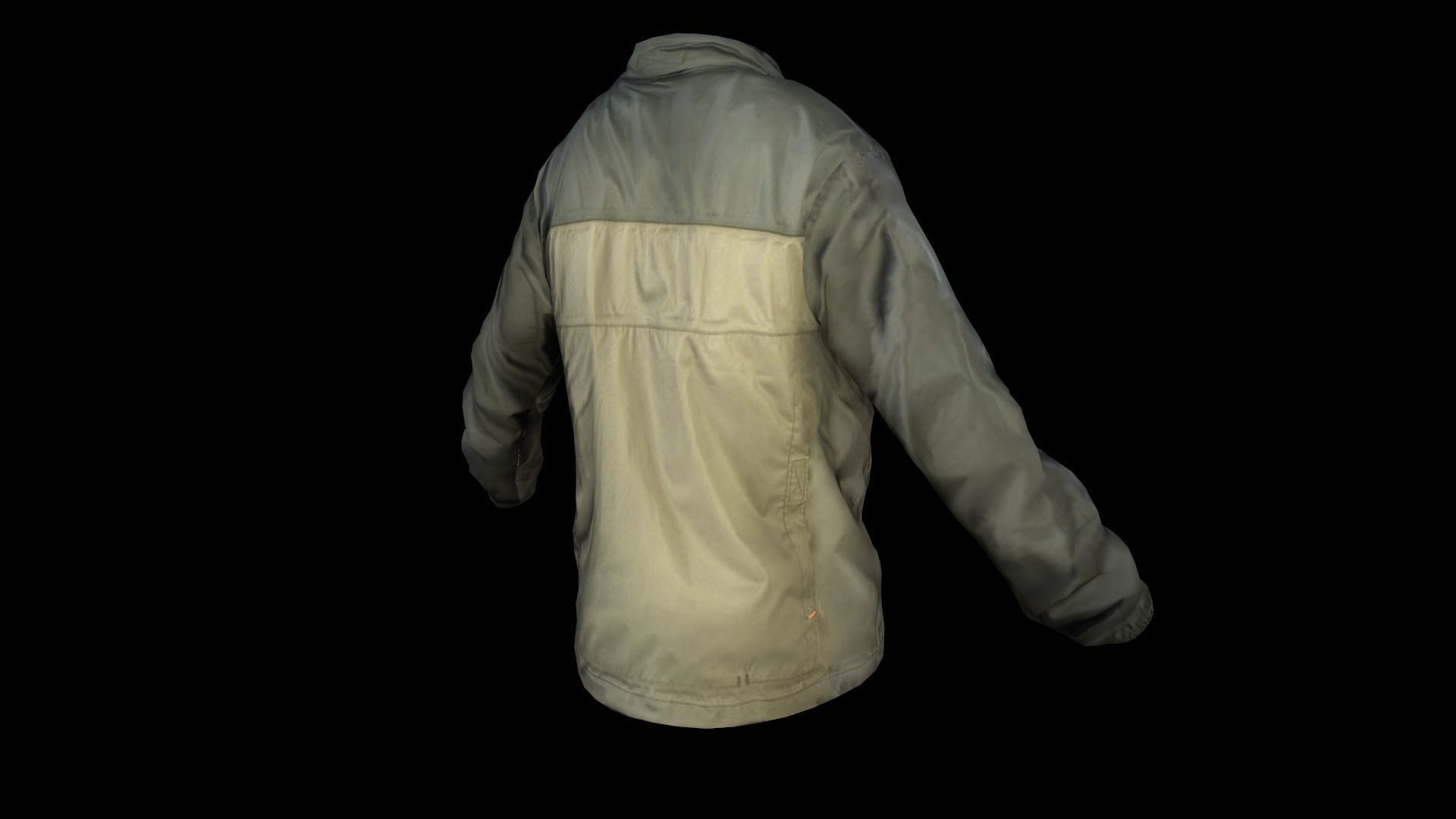 jacket camouflage Low-poly 3D model_7
