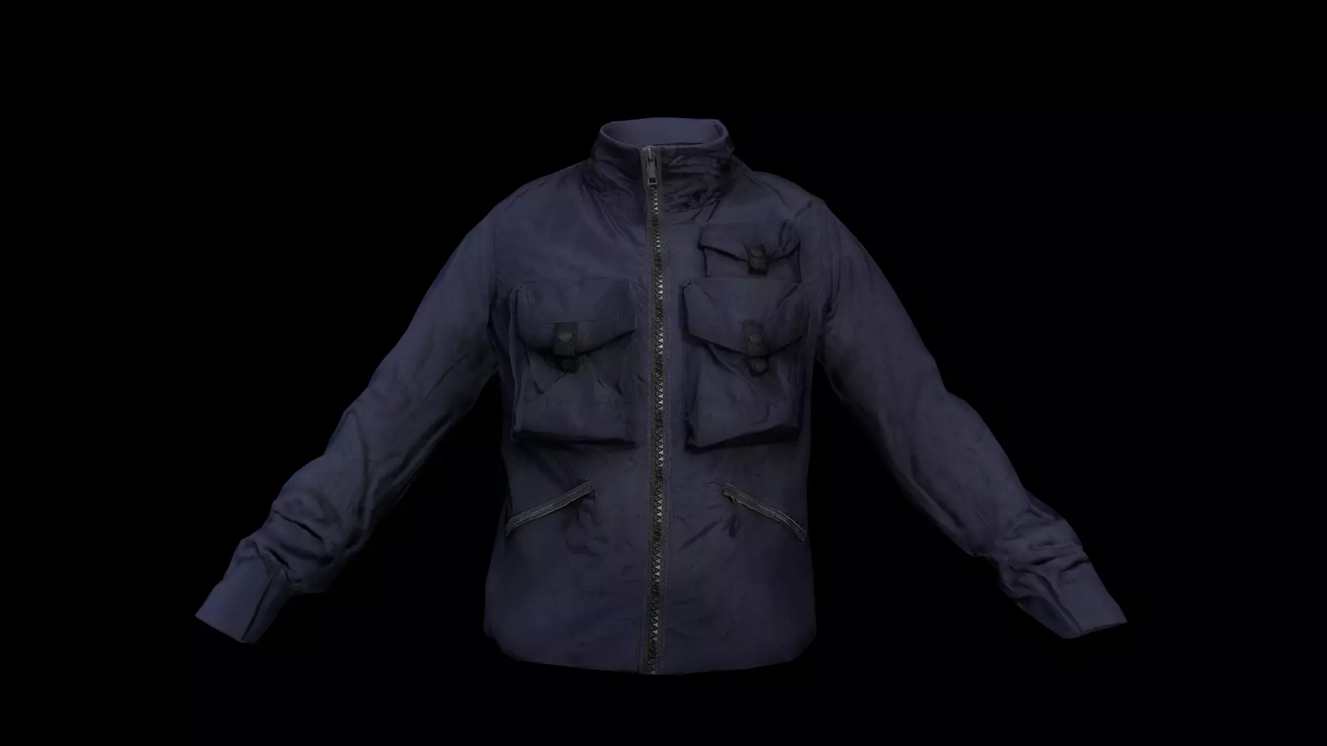 jacket Low-poly 3D model_0
