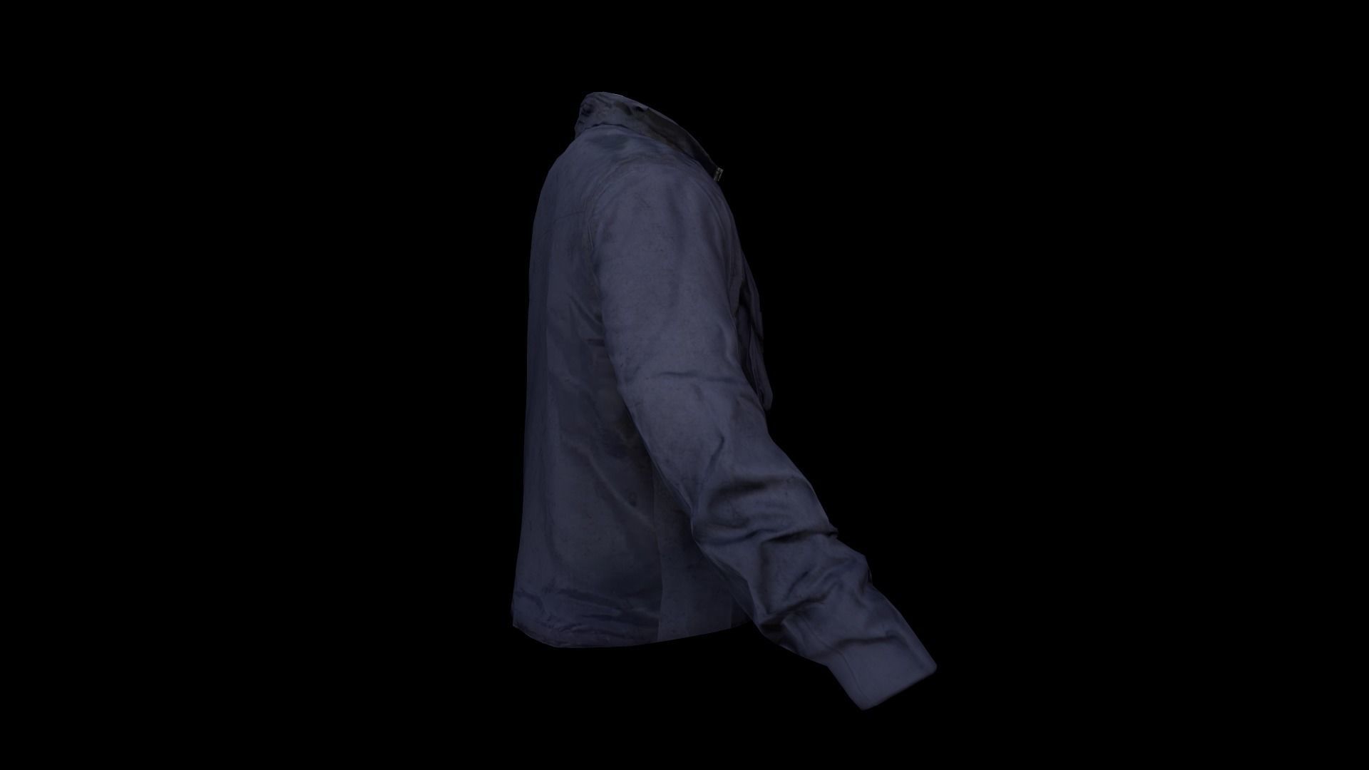jacket Low-poly 3D model_7