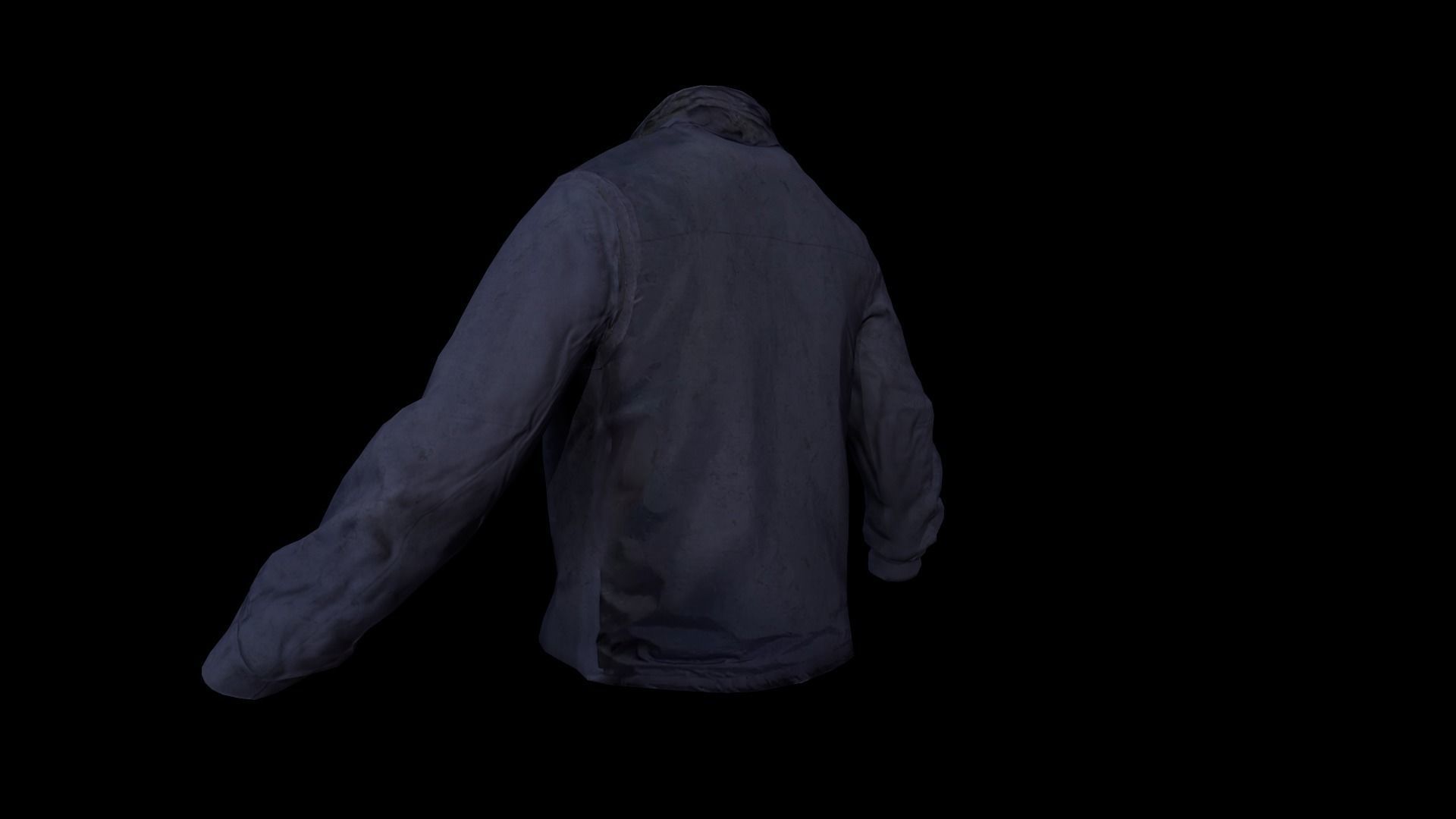 jacket Low-poly 3D model_3