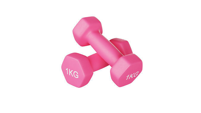 1 Kg Dumbbell 3D model