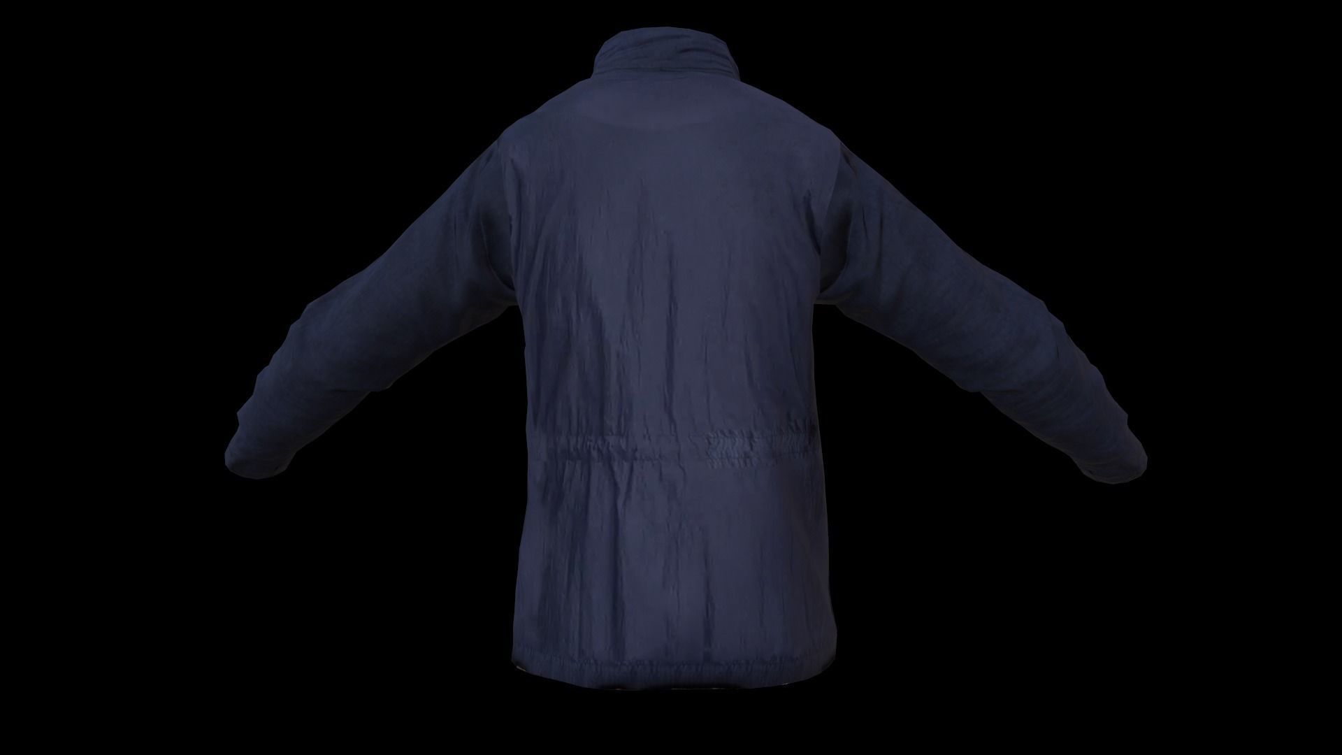 jacket Low-poly 3D model_9