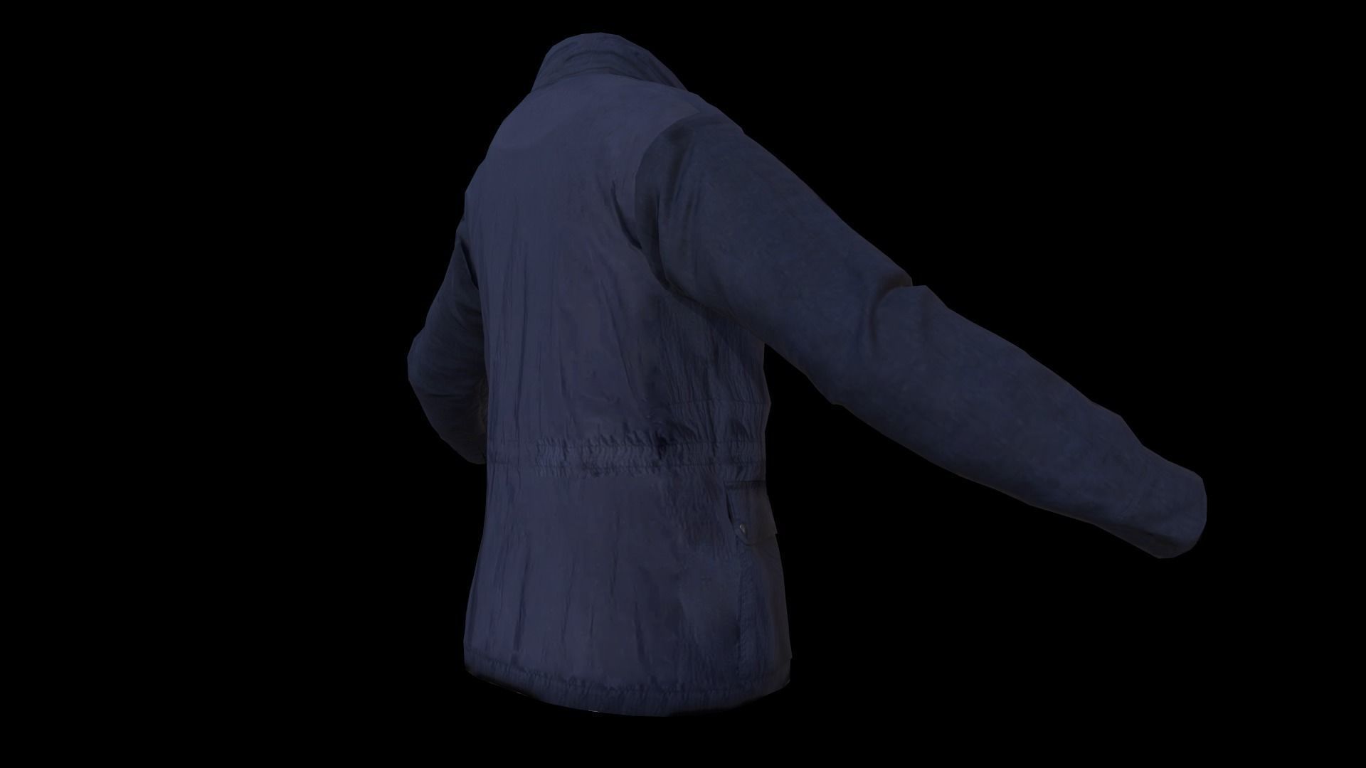 jacket Low-poly 3D model_11