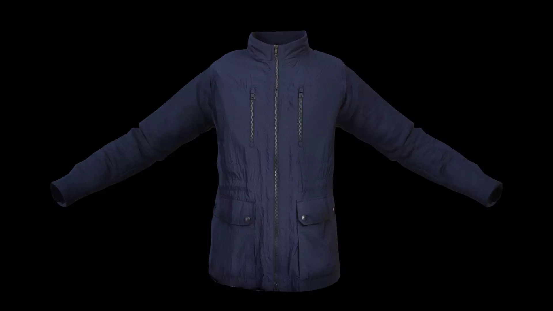 jacket Low-poly 3D model_0