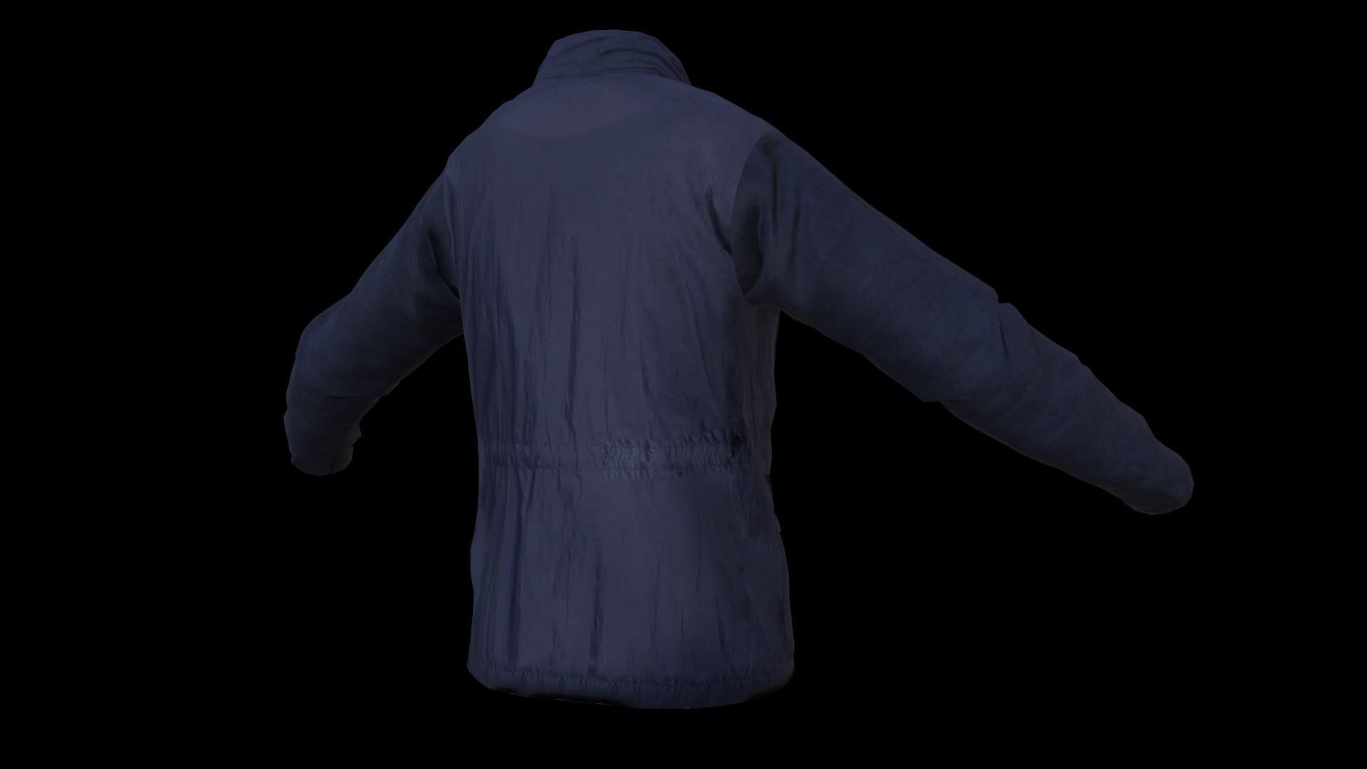 jacket Low-poly 3D model_12