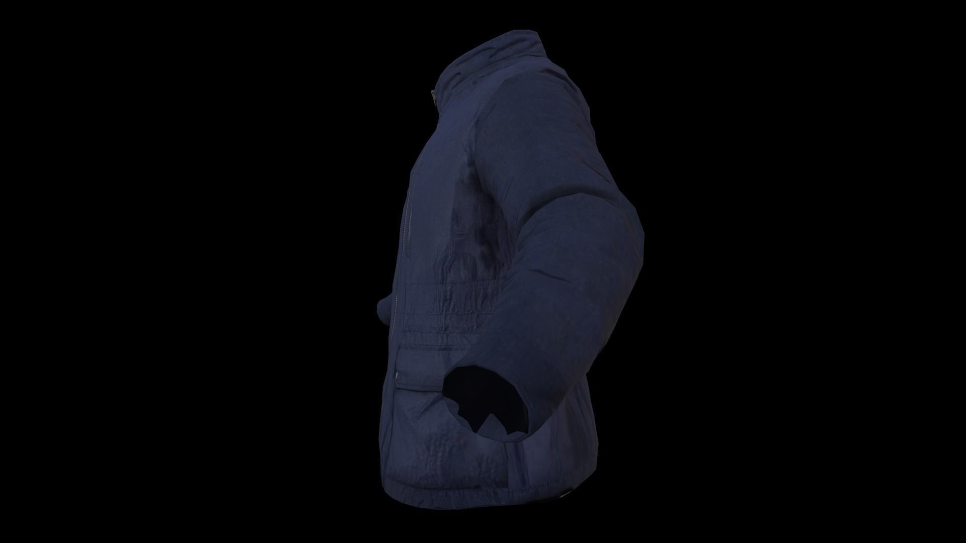 jacket Low-poly 3D model_3