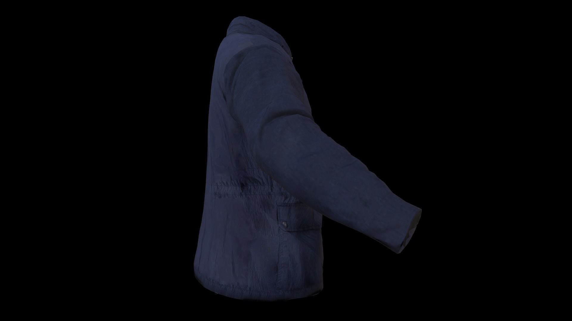 jacket Low-poly 3D model_4
