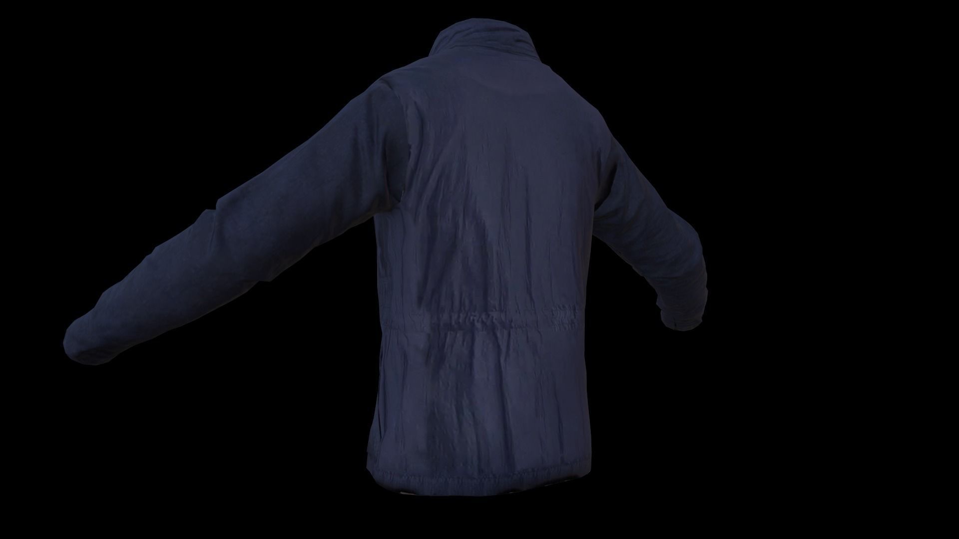 jacket Low-poly 3D model_7