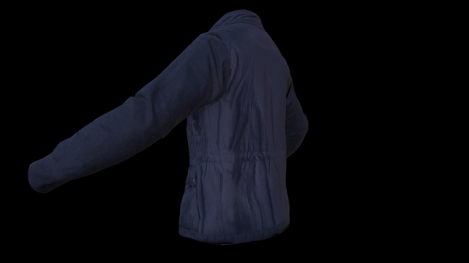 jacket Low-poly 3D model_6