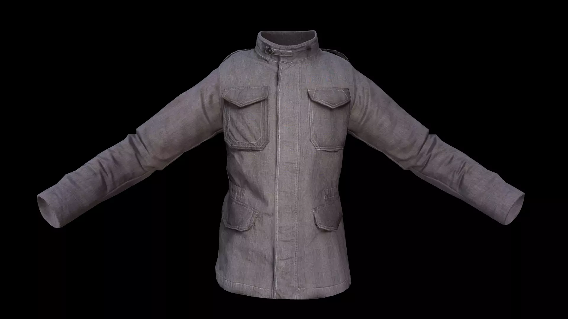 jacket Low-poly 3D model_0