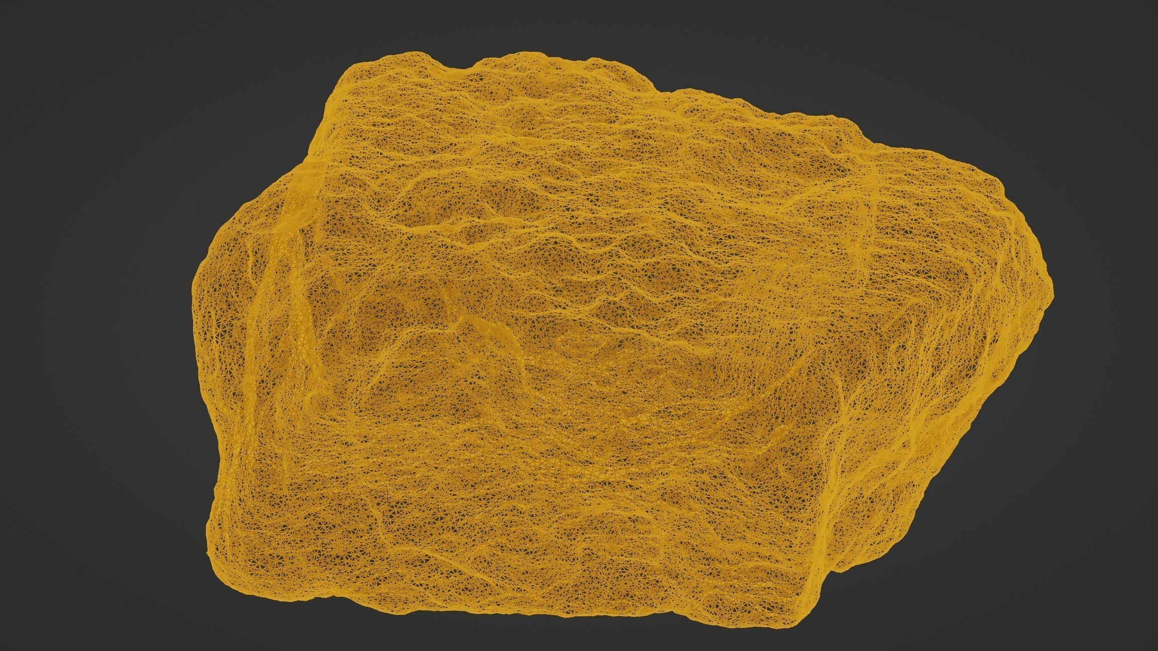 High Poly Scanned Rock 02 3D model_5