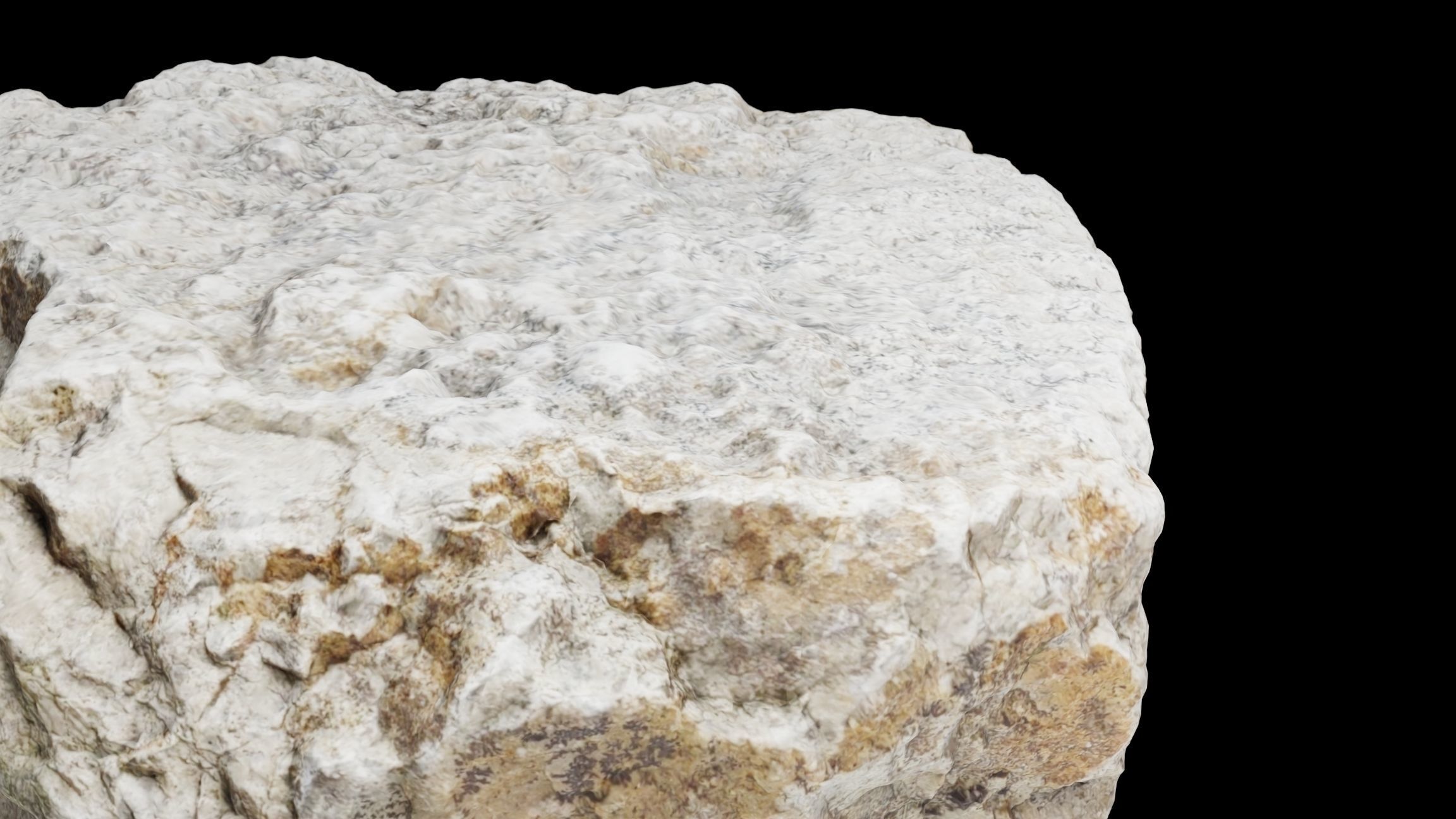 High Poly Scanned Rock 02 3D model_2