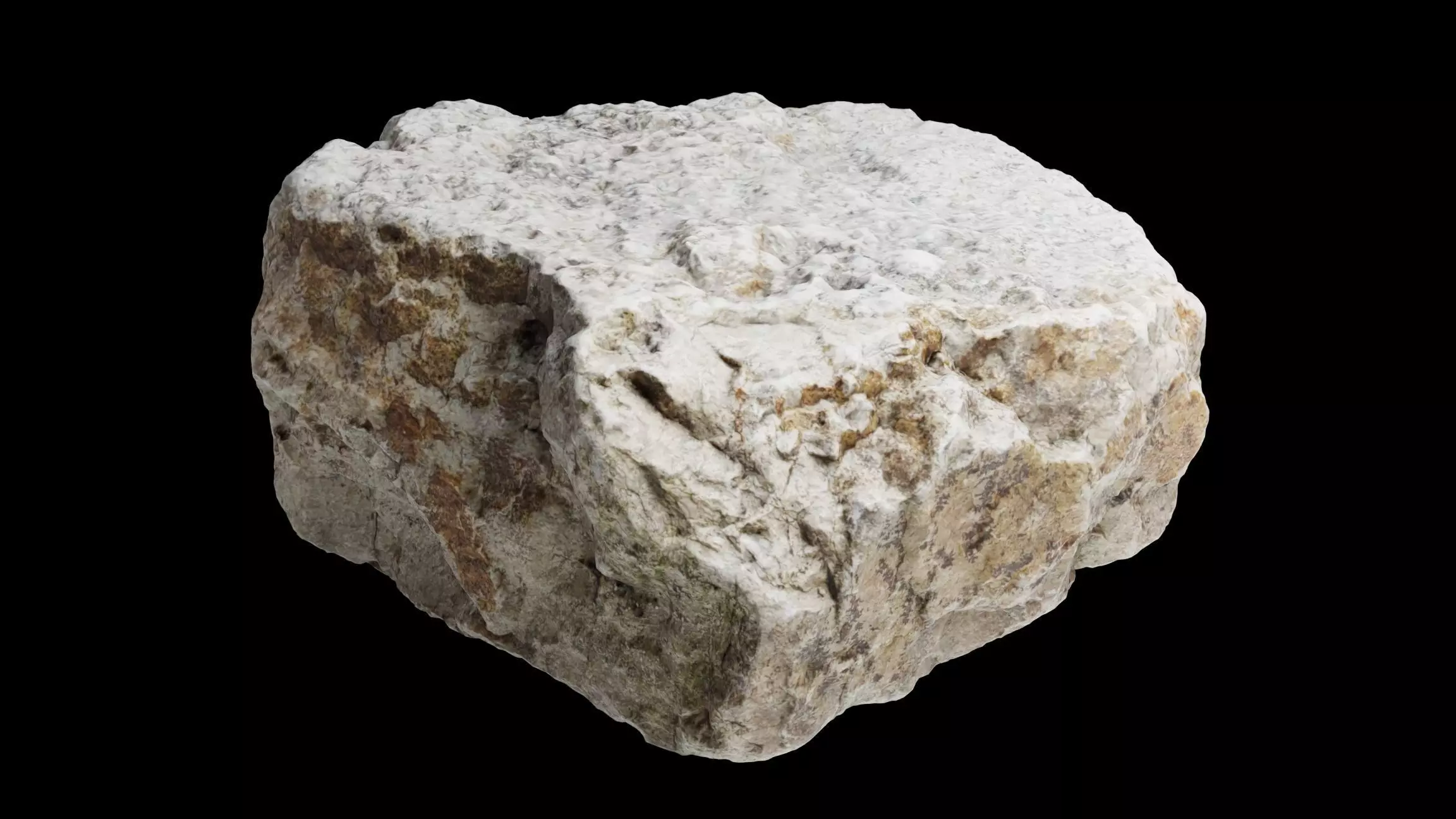 High Poly Scanned Rock 02 3D model_0