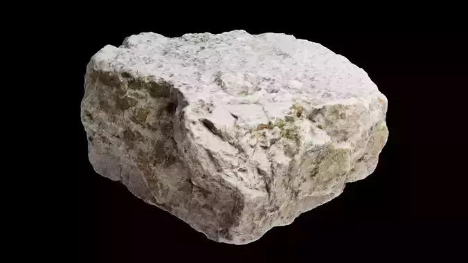 High Poly Scanned Rock 02