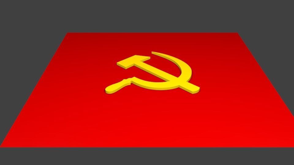 Communism Logo 3D model_2