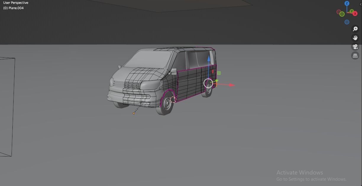 NORMAL VAN MODLE 3D model_2