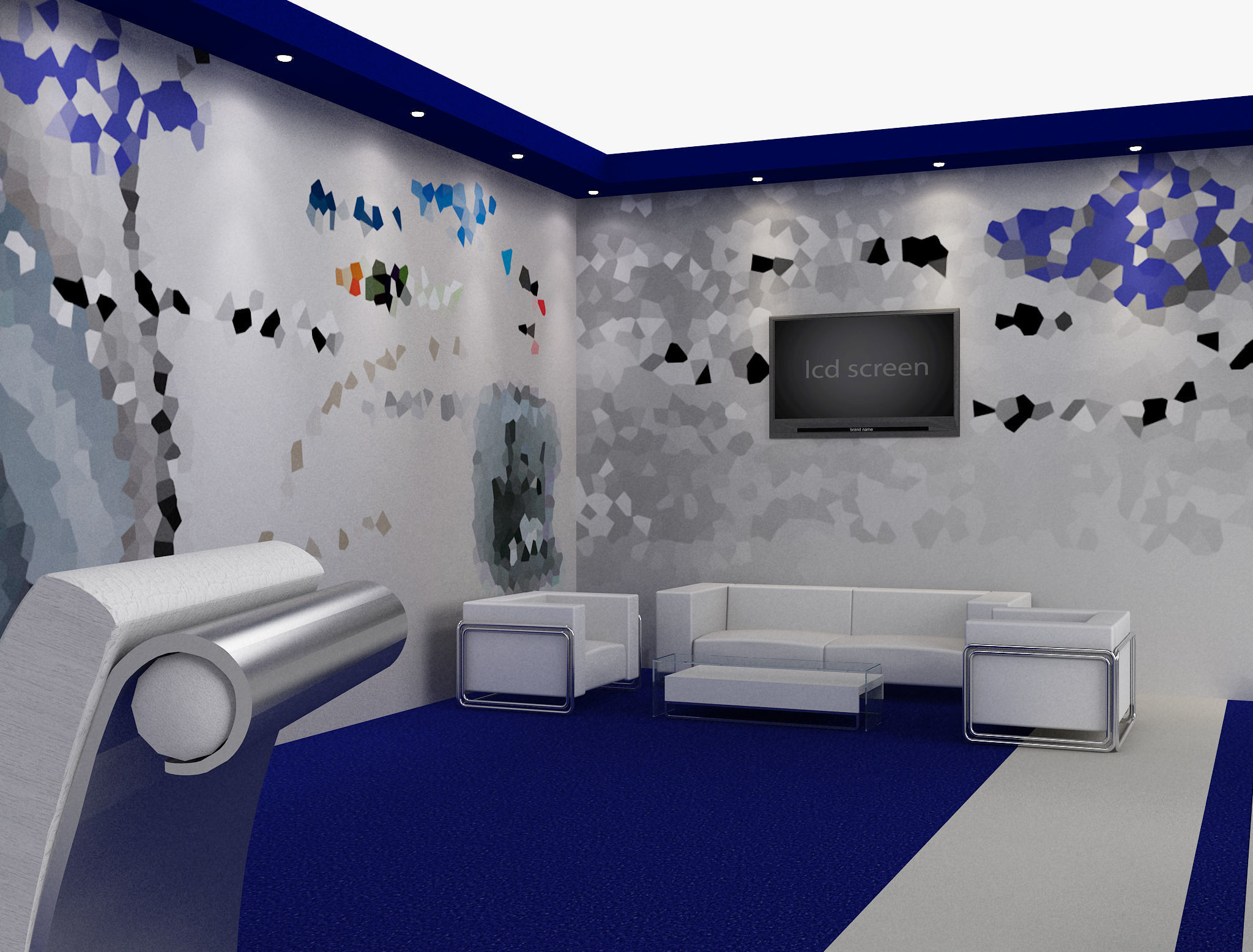 Booth Exhibition Stand a467e  3D model_4