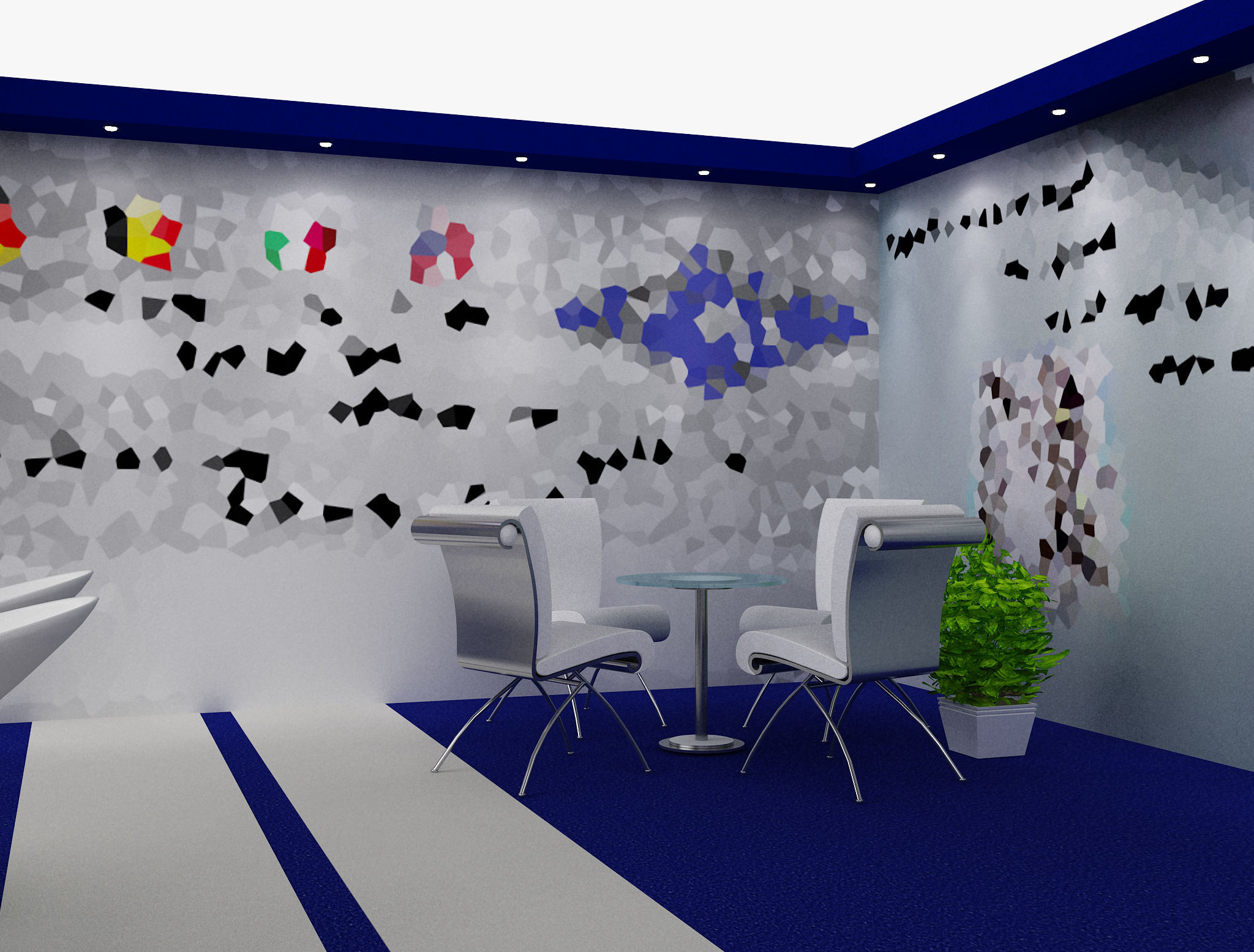 Booth Exhibition Stand a467e  3D model_8
