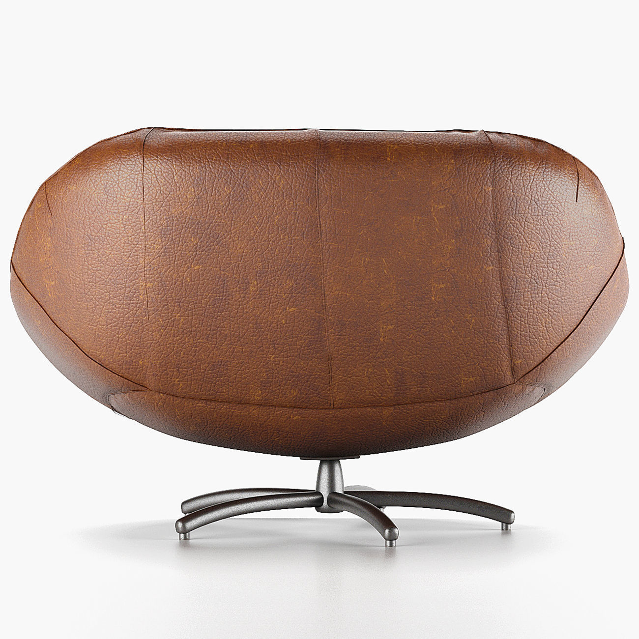 Leather ArmChair Gigi Soft by Label Vanderberg 3D model_3