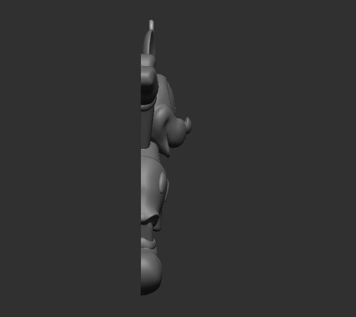 Mickey Mouse Pendant  3D print model_2