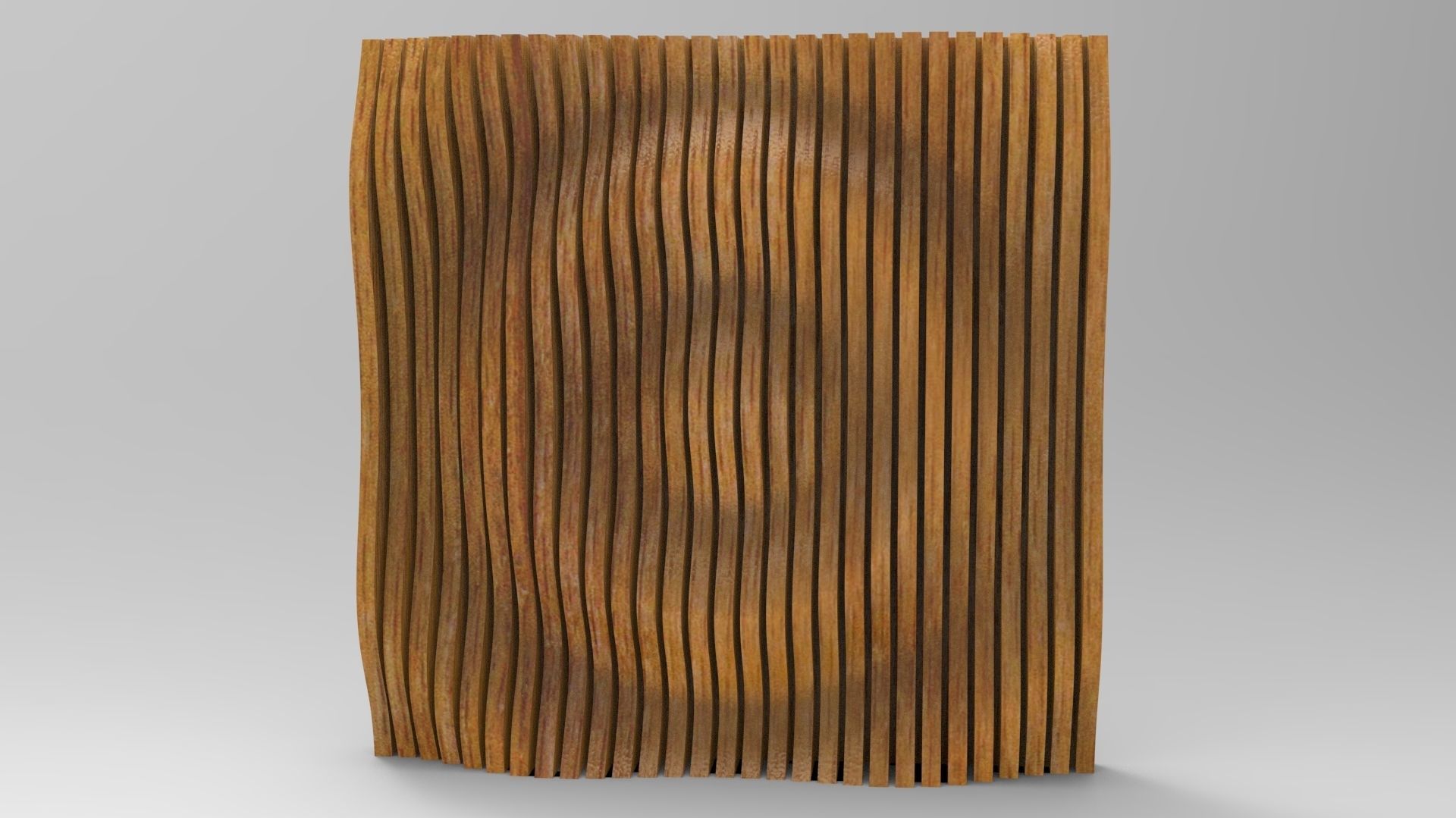 Wood Parametric Design 3D model_1