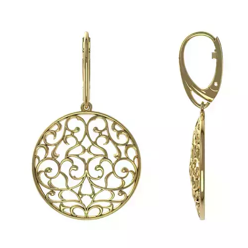 Arabic Motif Earrings