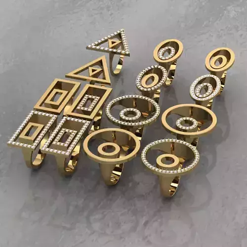 Huber brand ring collection