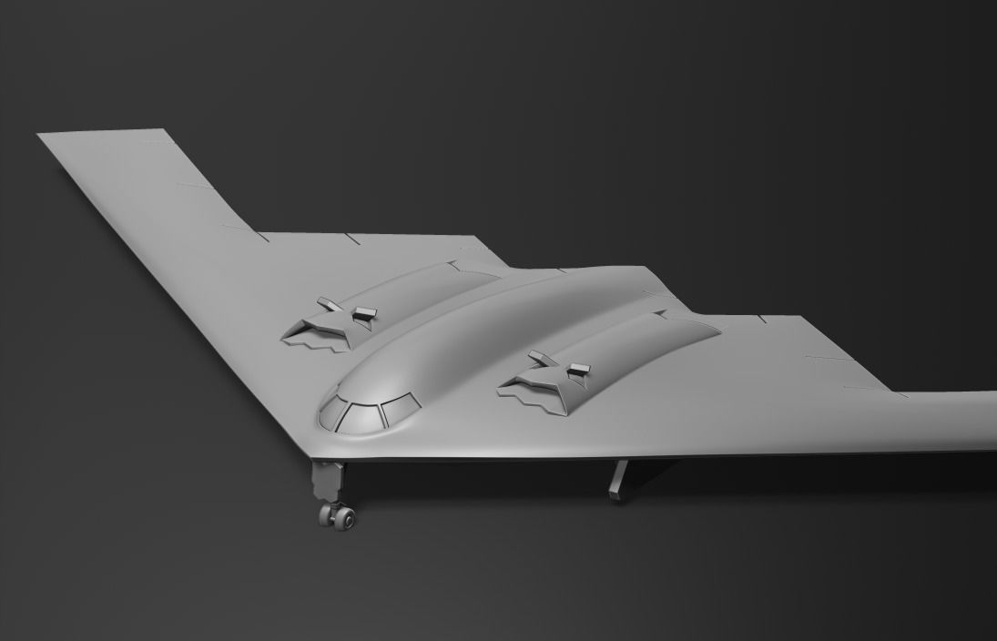 B2 bomber 3d print 3D print model_2