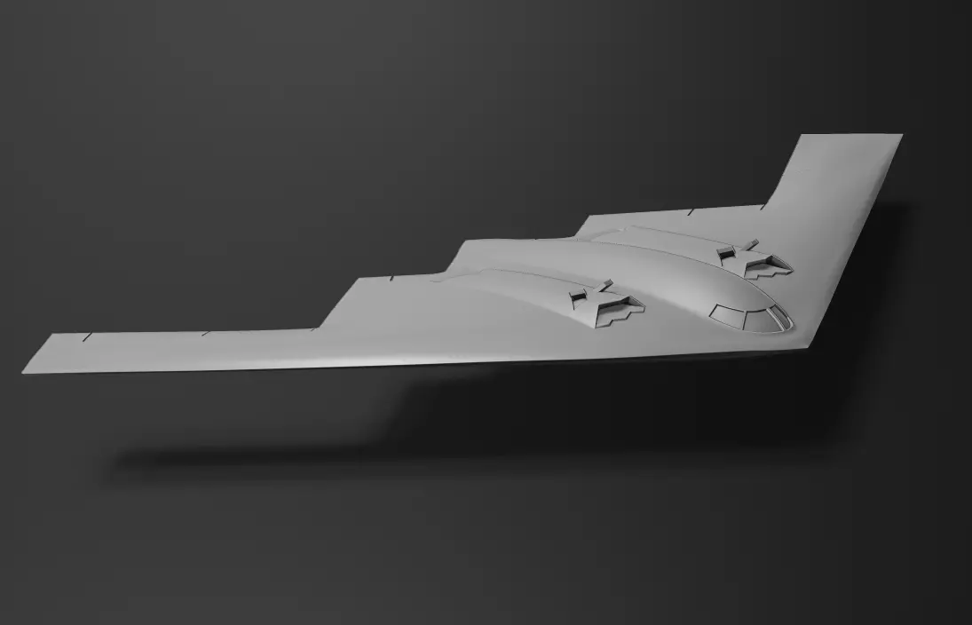 B2 bomber 3d print 3D print model_0