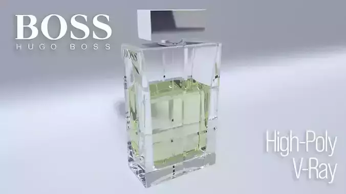 Hugo Boss Eua De Toilette After Shave 3D model