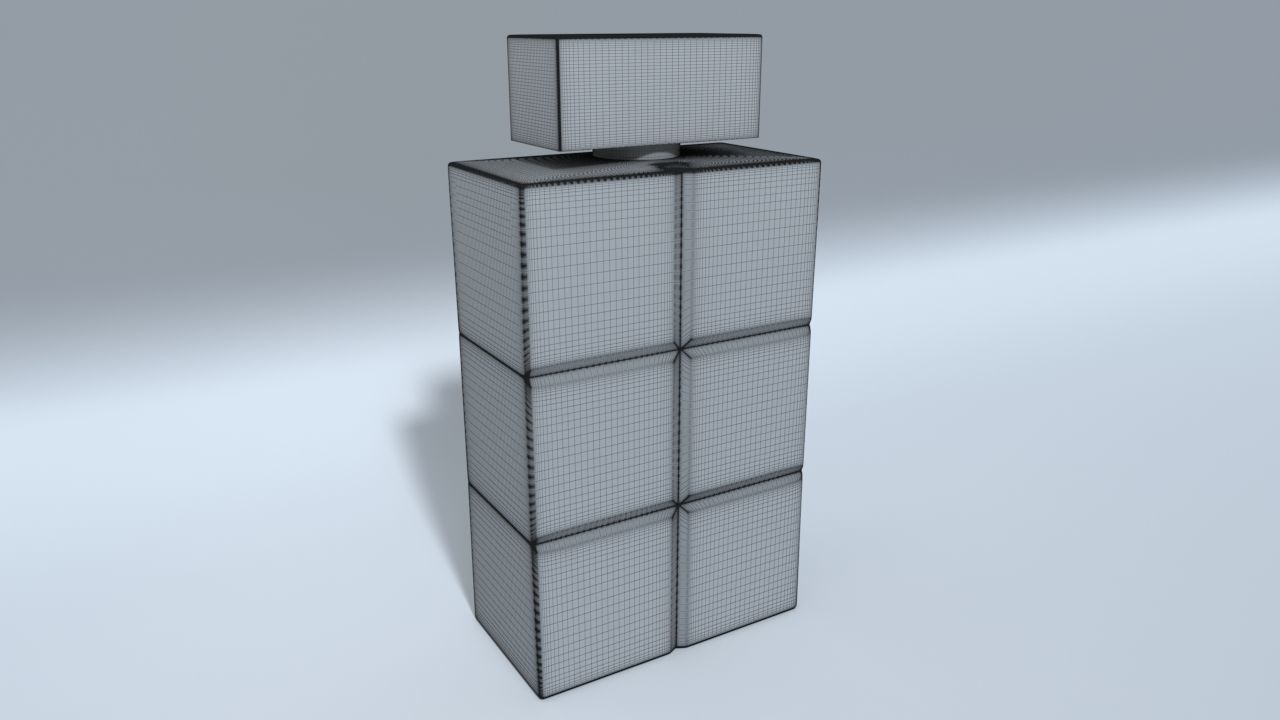 Hugo Boss Eua De Toilette After Shave 3D model_1