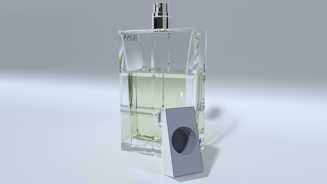 Hugo Boss Eua De Toilette After Shave 3D model_4