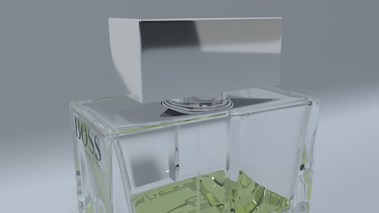 Hugo Boss Eua De Toilette After Shave 3D model_12