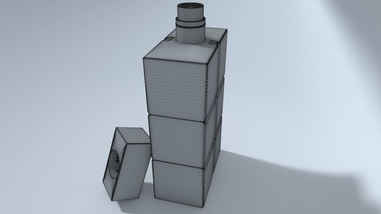 Hugo Boss Eua De Toilette After Shave 3D model_9