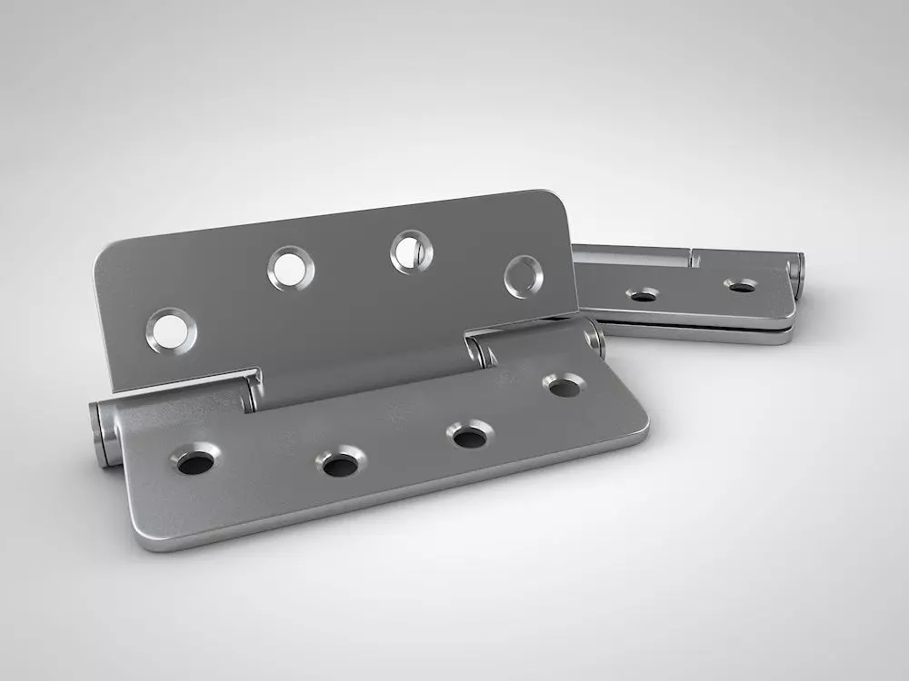door hinges 3D model_0