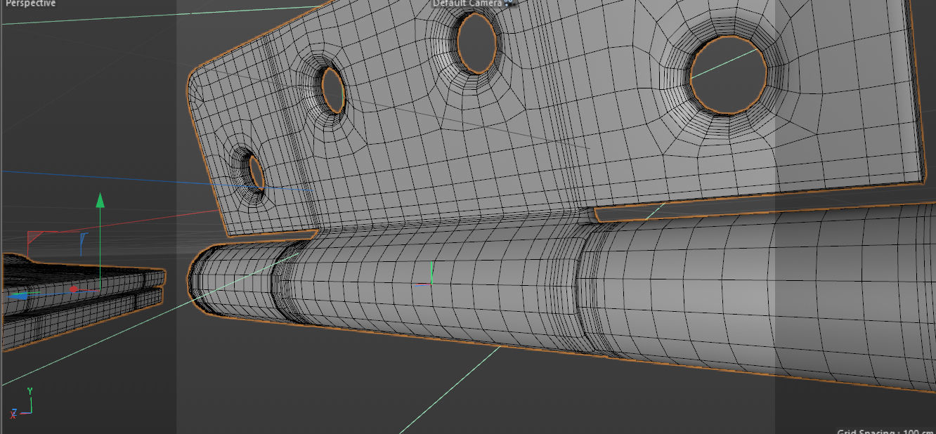 door hinges 3D model_1