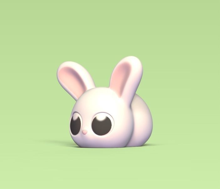 Sweet Bunny 3D print model_1