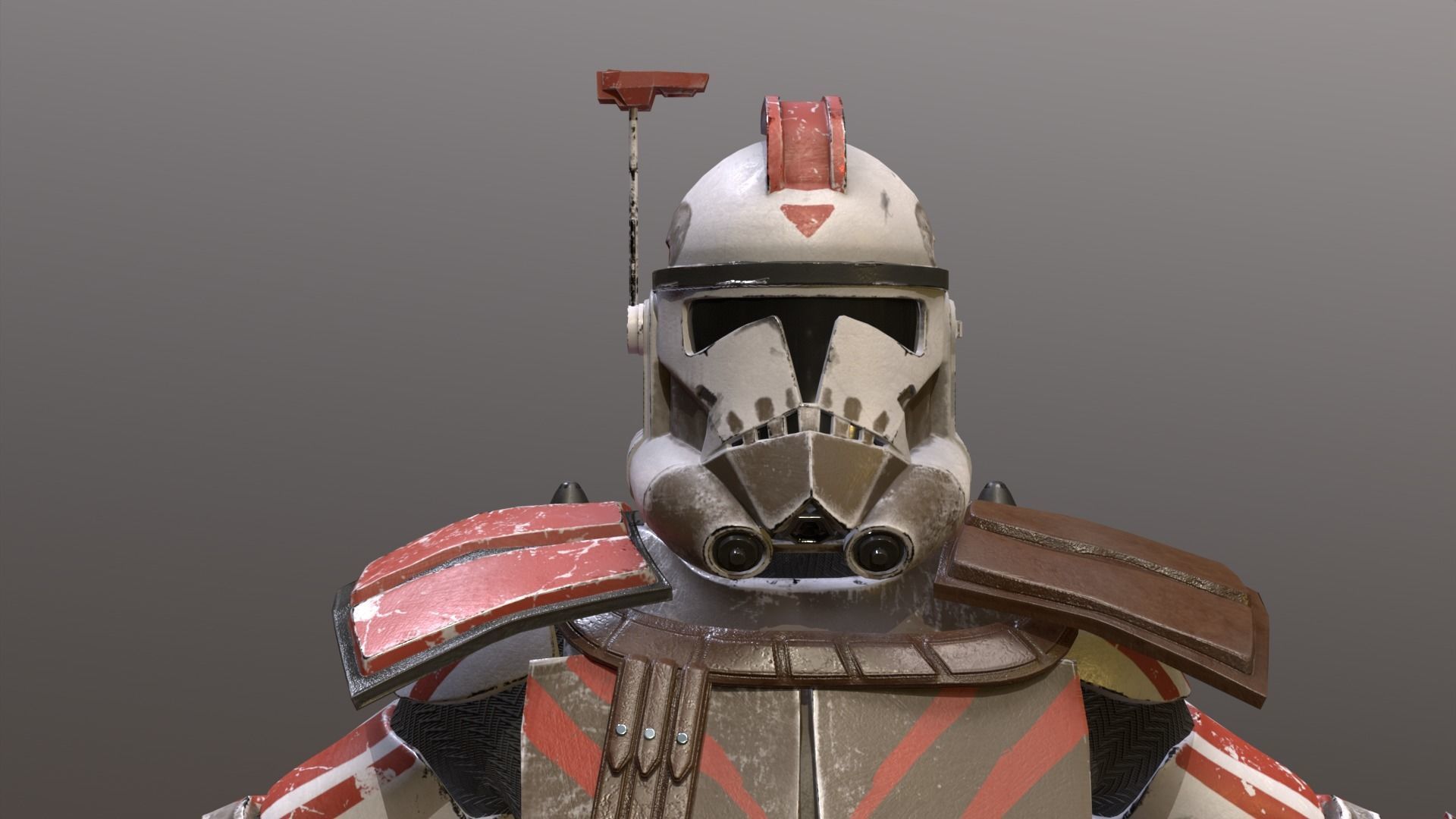 Arc Clone Trooper Low-poly 3D model_13