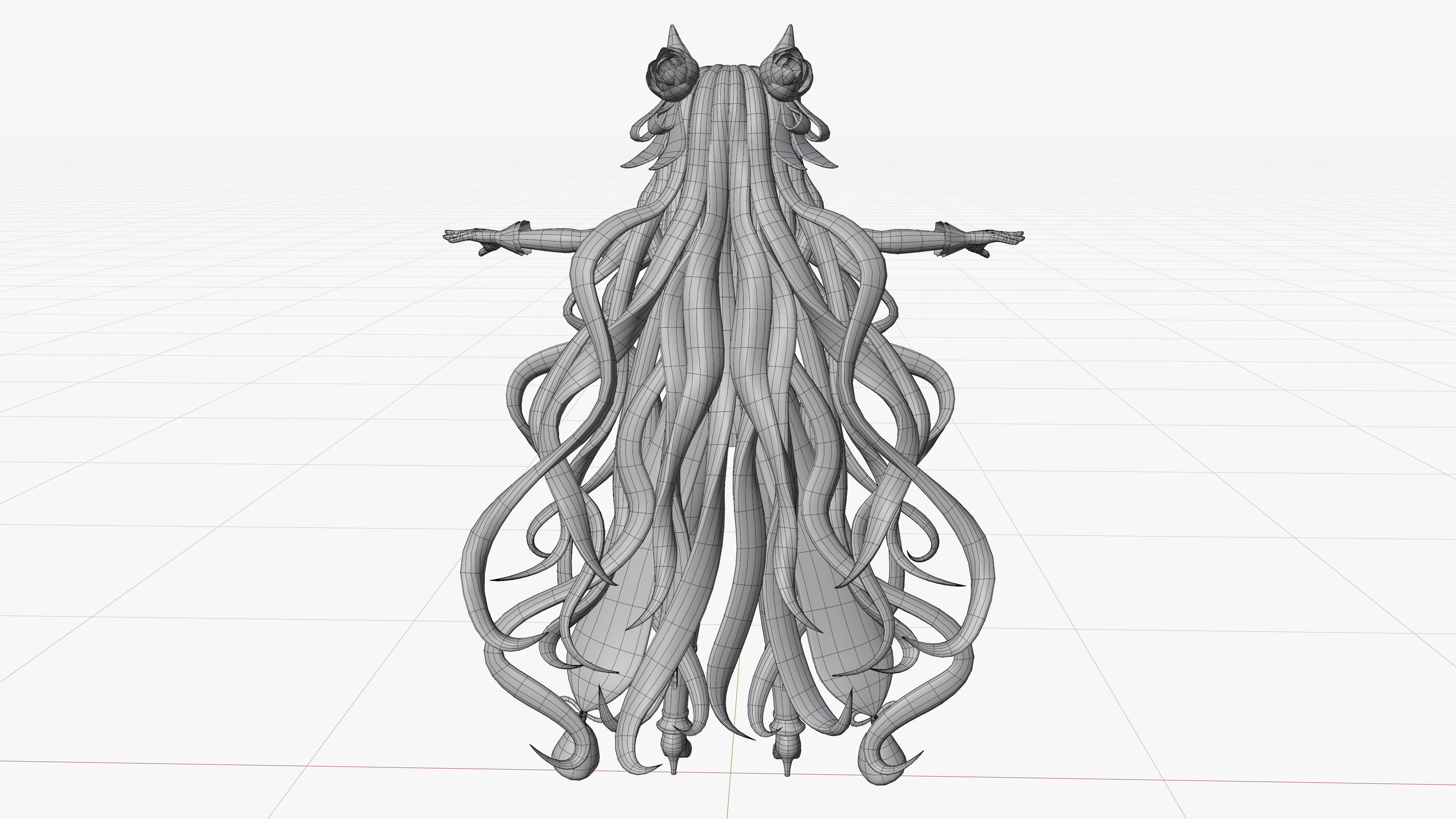 MuKuro Date a live Low-poly 3D model_15