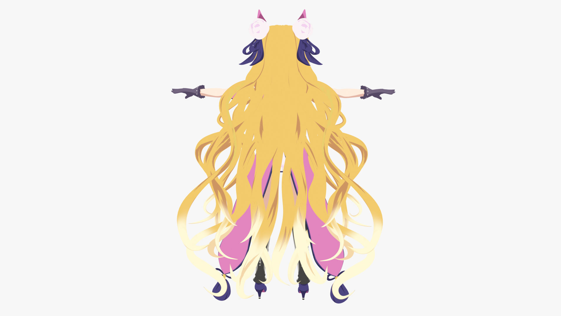 MuKuro Date a live Low-poly 3D model_14