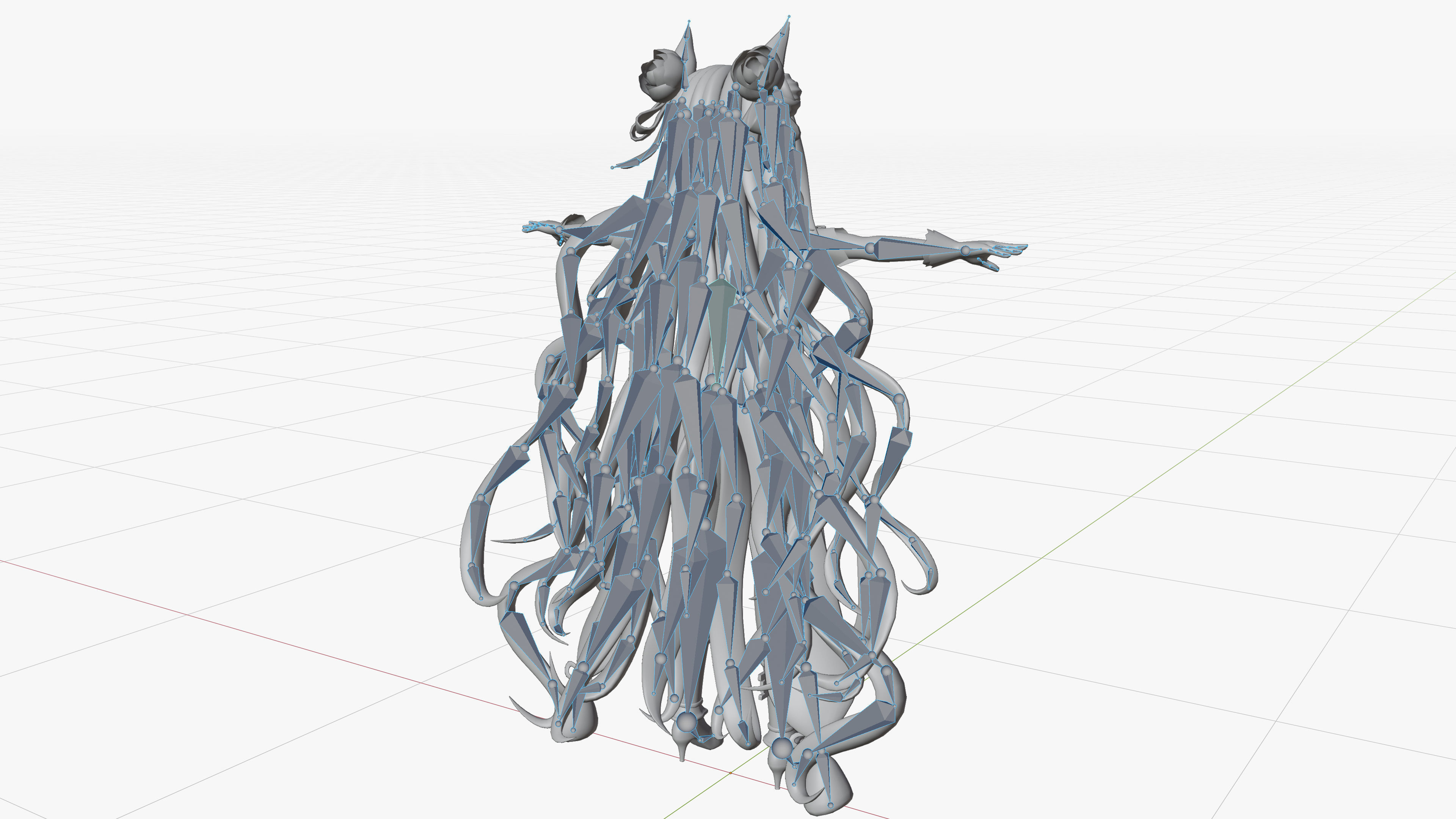 MuKuro Date a live Low-poly 3D model_13