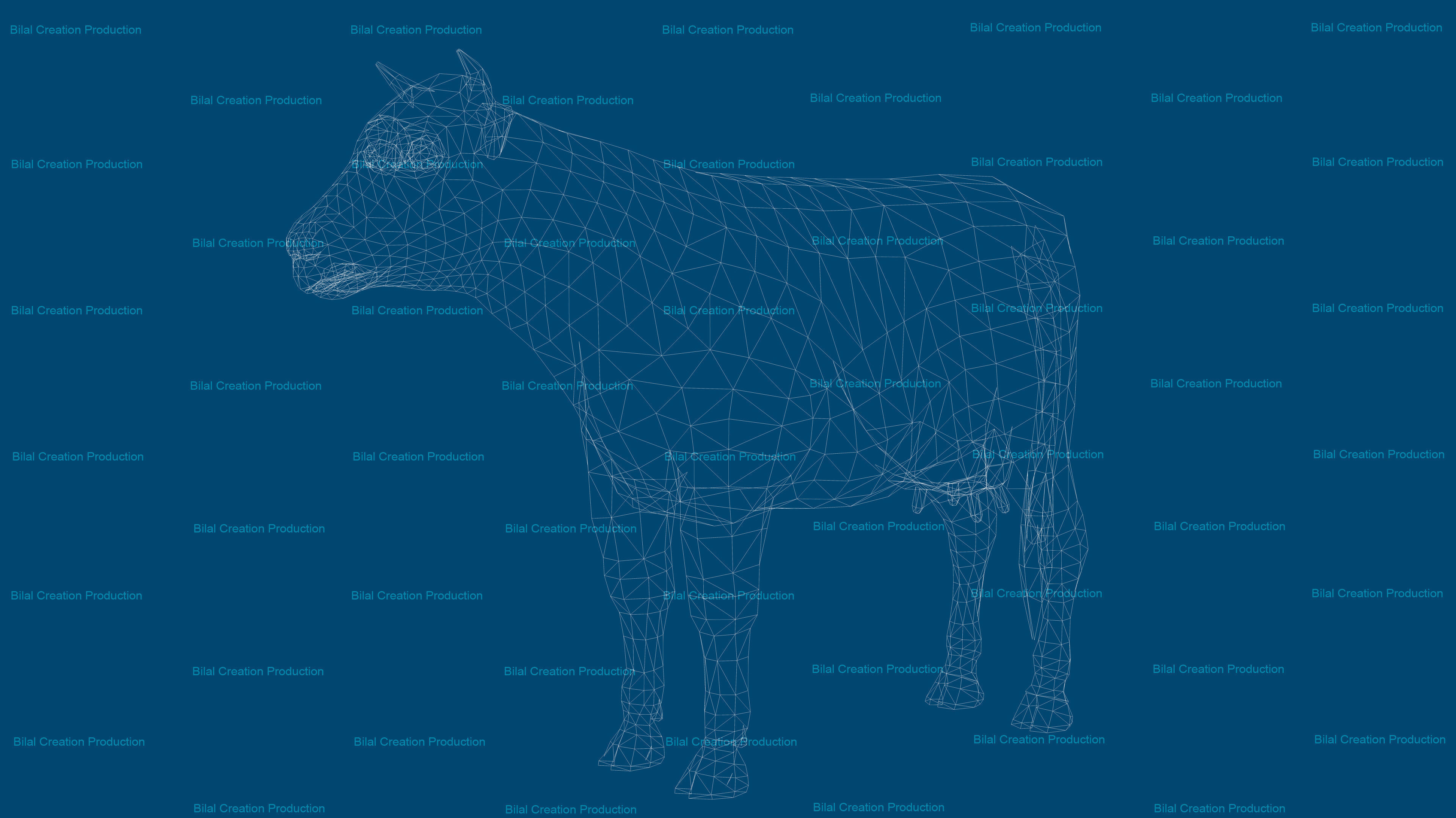 Cow animated 3D model_18